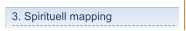 3. Spirituell mapping